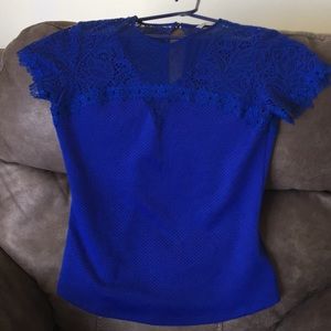 Dark blue shirt